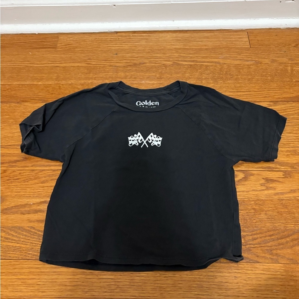 Golden Hour Girls Black T-Shirt Size Small